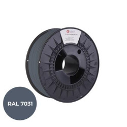 Tlačová struna (filament) C-TECH PREMIUM LINE, PETG, šedomodrá, RAL7031, 1,75mm, 1kg