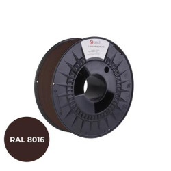 Tlačová struna (filament) C-TECH PREMIUM LINE, PLA, mahagónová hnedá, RAL8016, 1,75mm, 1kg
