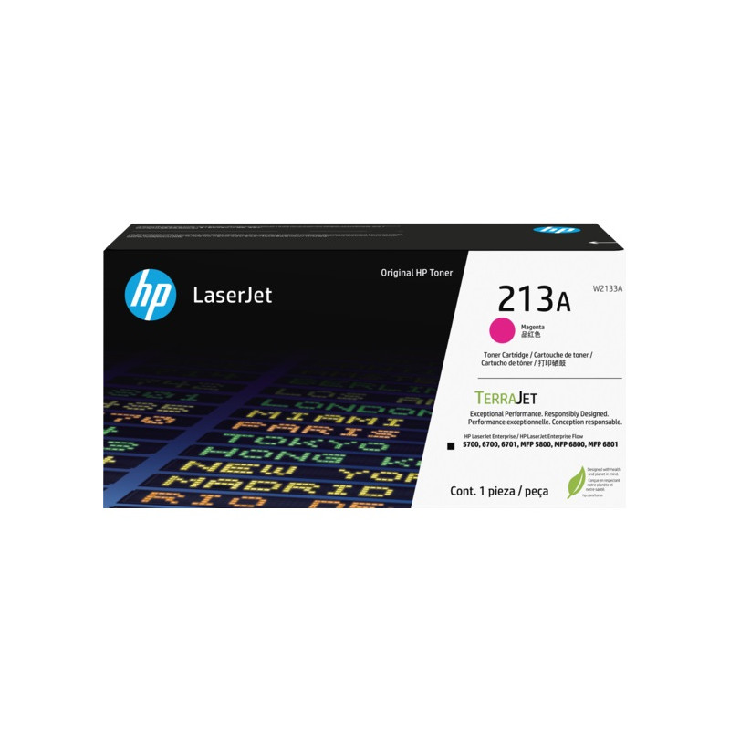 HP W2133A, magenta toner. kazeta HP LaserJet 213A