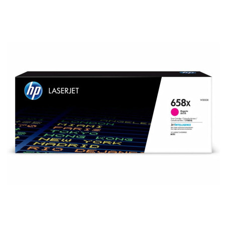 HP Purpurová originálna tonerová kazeta HP 658X