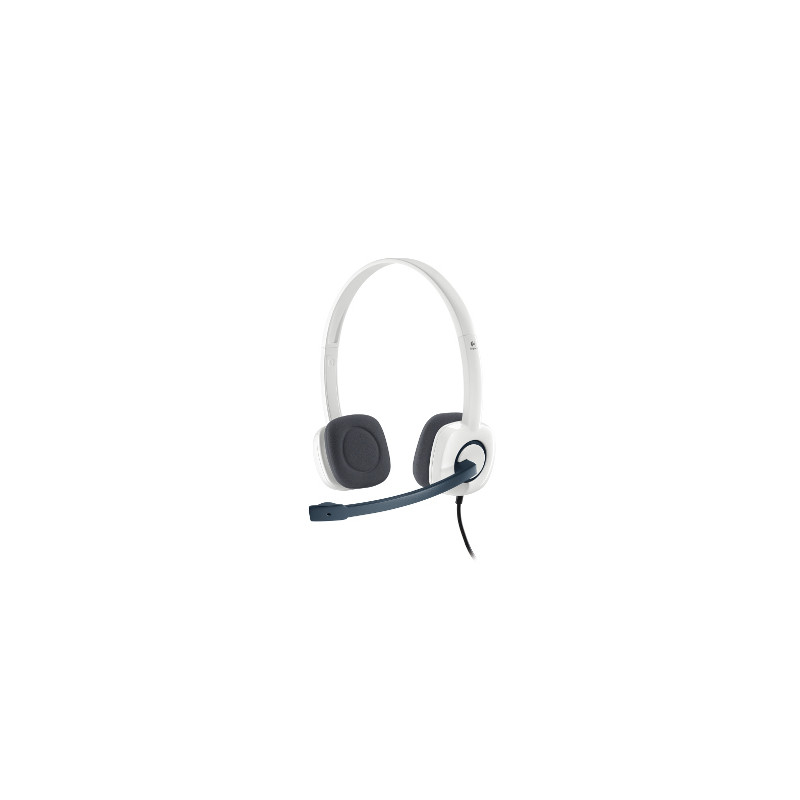 sada Logitech Stereo Headset H150, Coconut