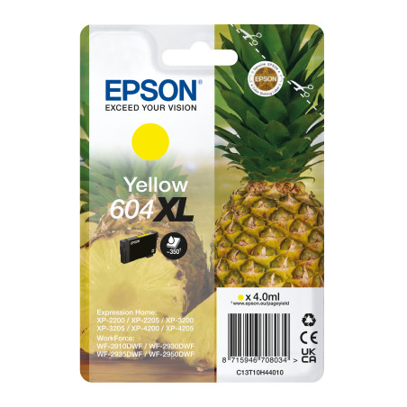 EPSON Singlepack Yellow 604XL Ink