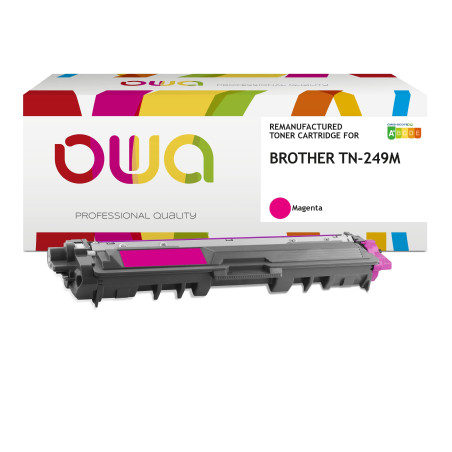 OWA Armor toner kompatibilný s Brother TN-249M, 4000st, červená/magenta