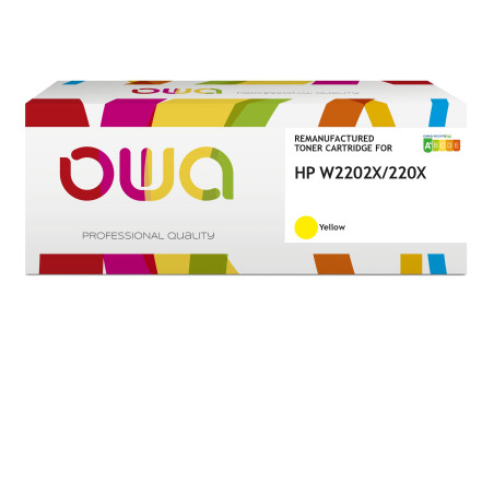 OWA Armor toner kompatibilný s HP W2202X, 220X, 5500st, žltá/yellow