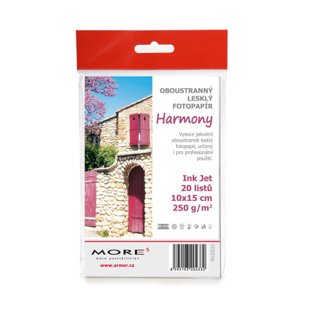 Armor fotopapier Harmony 240g, glossy 10x15, 20 ks