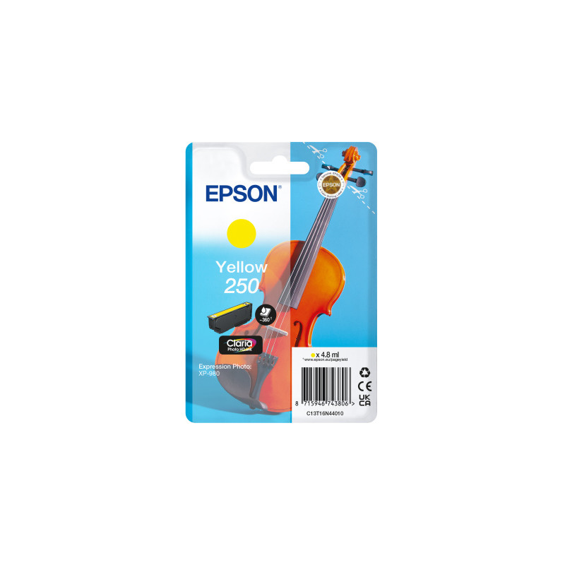Epson Singlepack Yellow 250 ink
