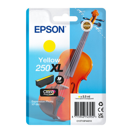 Epson Singlepack Yellow 250XL ink