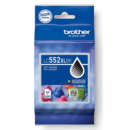 Brother LC-552XLBK - atrament čierny XL