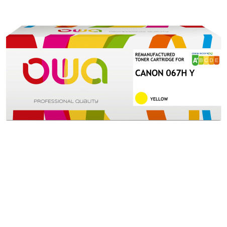 OWA Armor toner kompatibilný s Canon CRG-067H Y, 2350st, žltá/yellow