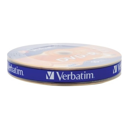 VERBATIM DVD-R 4,7 GB 16x 10-spindl RETAIL