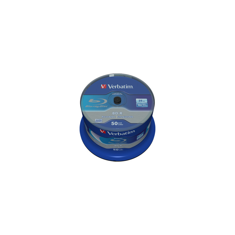VERBATIM BD-R SL (6x, 25GB), NON-ID, 50 cake