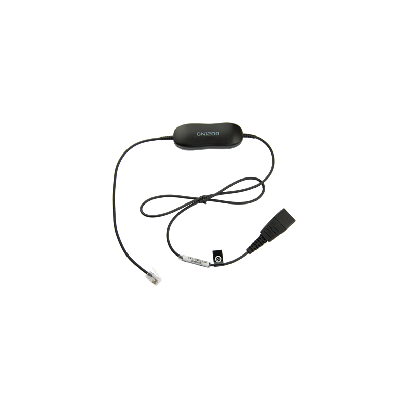 Jabra Smart Cord, QD-RJ10, 0,8m, straight