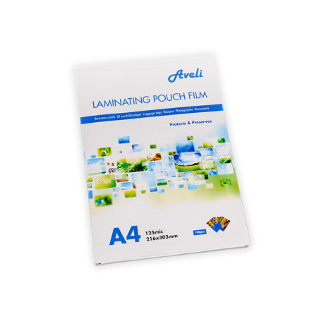 Laminovacie fólie AVELI A4/250mic (2x125), lesklé