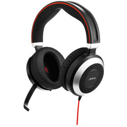 Jabra Evolve 80/Stereo/Jack/Drôt/Čierna
