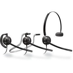 Plantronics EncorePro HW540, Monaural Headset, Noise-Cancelling