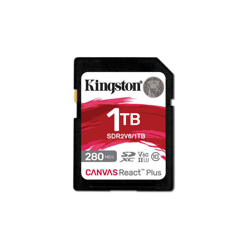 Kingston Canvas React Plus/SDXC/1TB/UHS-II U3 ??/ Class 10