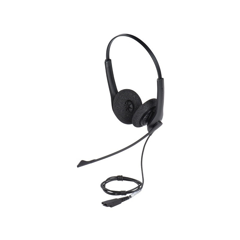 Jabra BIZ 1500/Stereo/QD/Drôt/Čierna