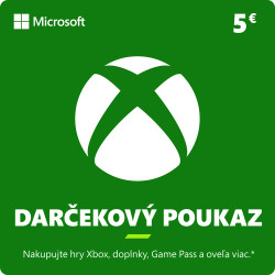 ESD XBOX - Darčeková karta Xbox 5 EUR