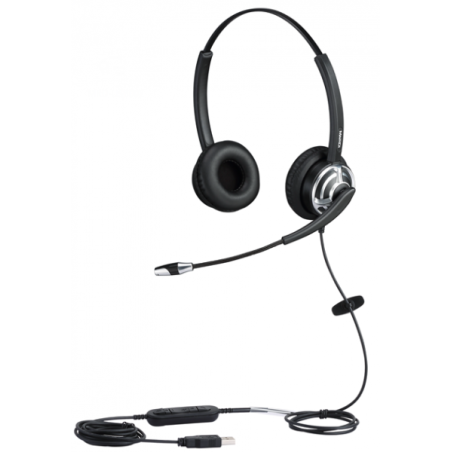 WELL Mairdi MRD-805D USB, náhlavka dvojušná (USB s ovládaním hlasitosti)