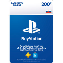 ESD SK - PS Store el. peňaženka - 200 EUR