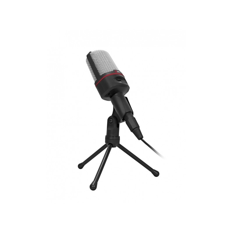 Stolný mikrofón C-TECH MIC-02, 3,5'' stereo jack, 2.5m