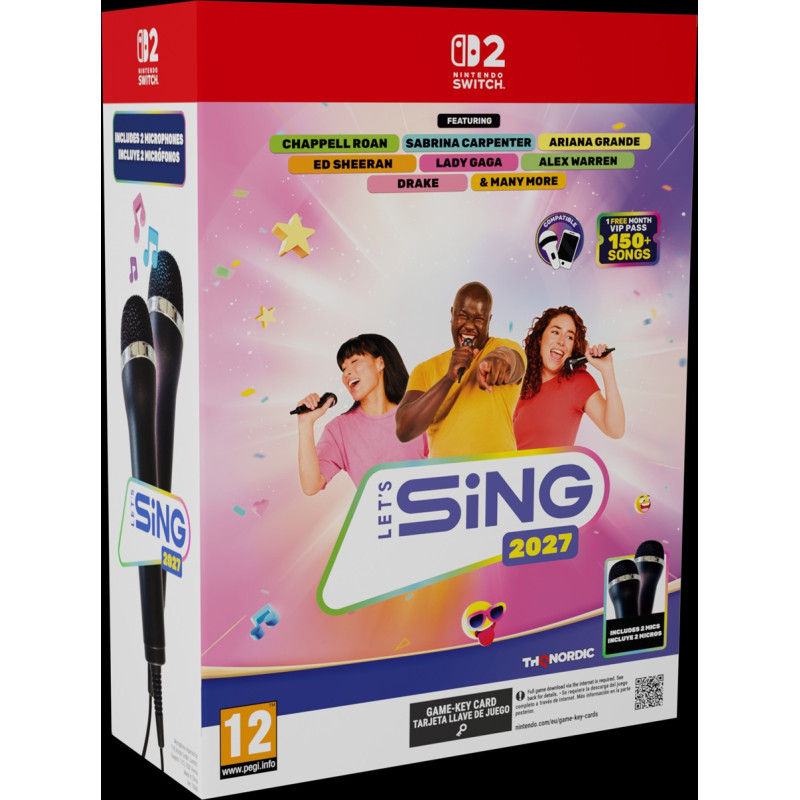 NS2 - Let's Sing 2027 + 2 mikrofóny