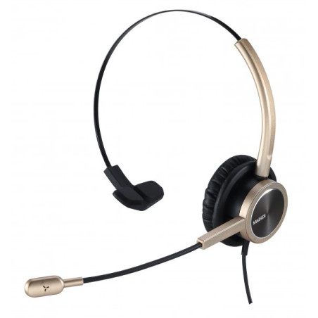 WELL Mairdi MRD-809G, náhlavka jednoušna, gold