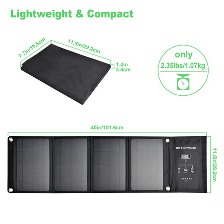 Solárny panel Viking 28W