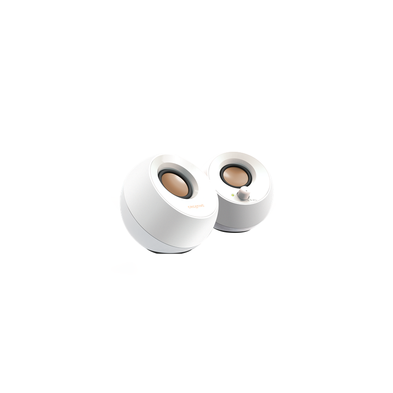 CREATIVE Pebble/Stereo/4W/Biela