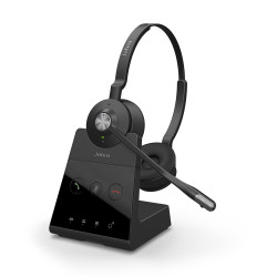 Jabra Engage 65/Stereo/DECT/Bezdrať/MS/Stand/Čierna