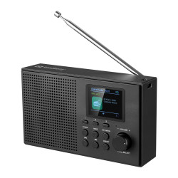 Sandberg Speaker Radio DAB+BT Recharge, prenosné DAB+/FM rádio s Bluetooth, čierna