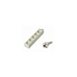 Predlžovací prívod 230V, 2m, 5 zásuviek