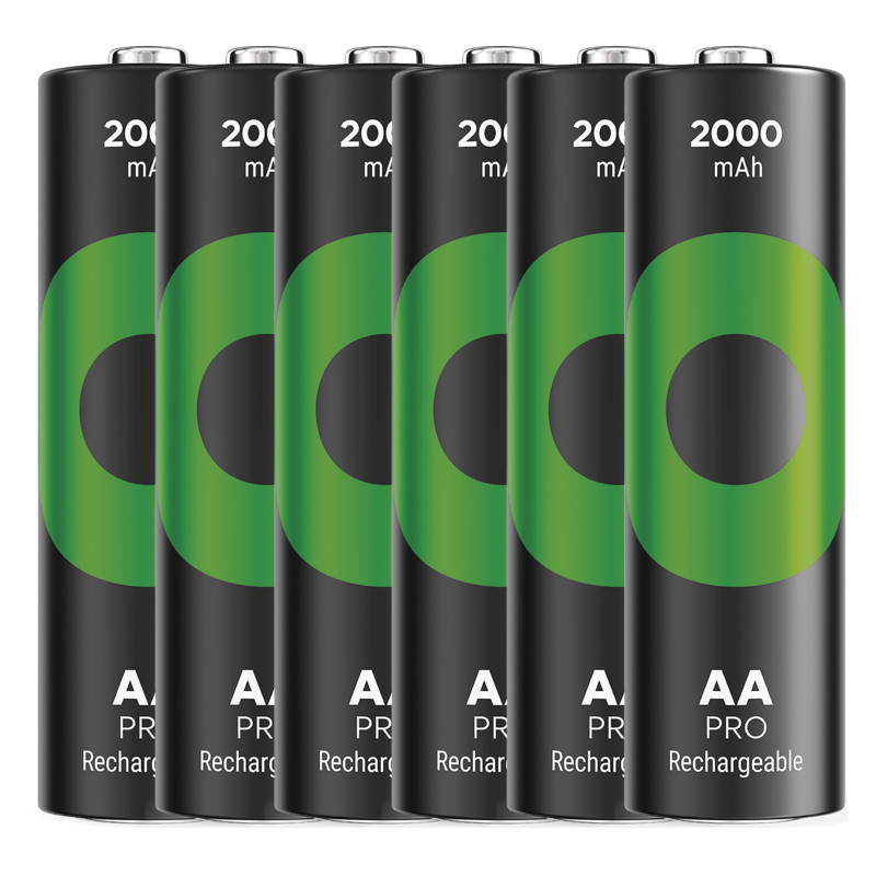 GP Nabíjací bat. ReCyko Pro AA (HR6) 2000mAh - 6ks