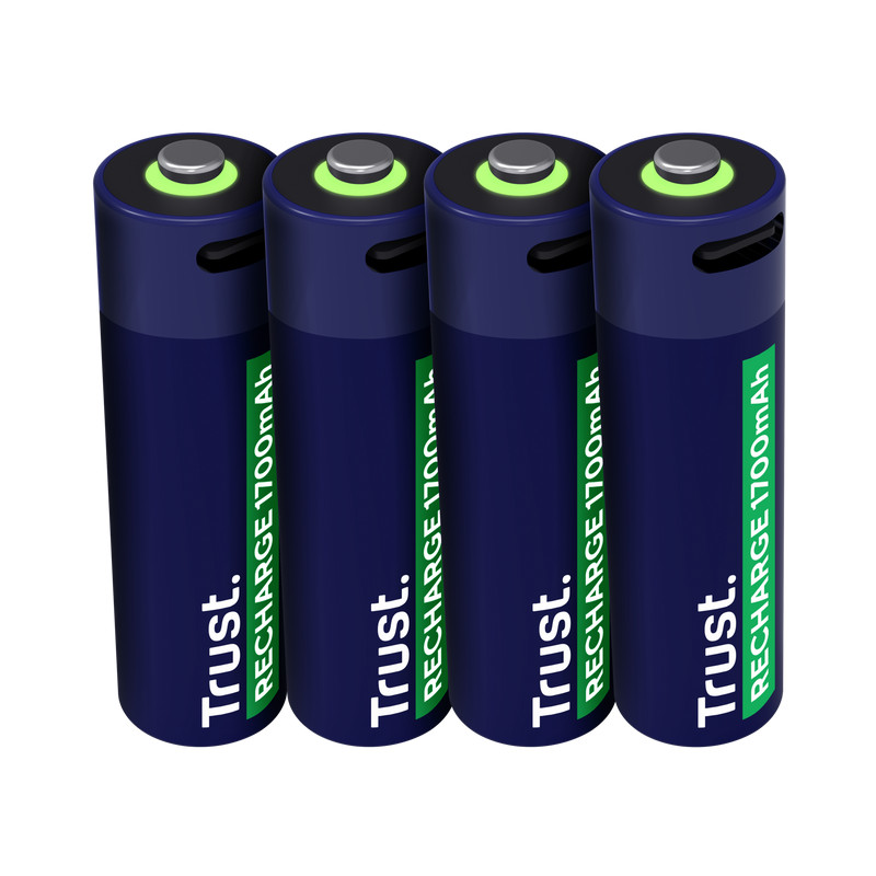 TRUST USB-C RECHARGEABLE BATTERIES 4P - AA