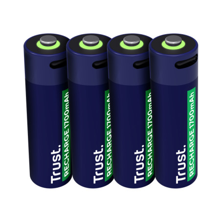 TRUST USB-C RECHARGEABLE BATTERIES 4P - AA