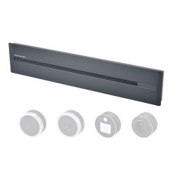Zásuvková lišta - zápustná Viking LZ60G/230V,50Hz/60cm dĺžka/sivá/až 7 modulov/IP20/hliník/zápustná