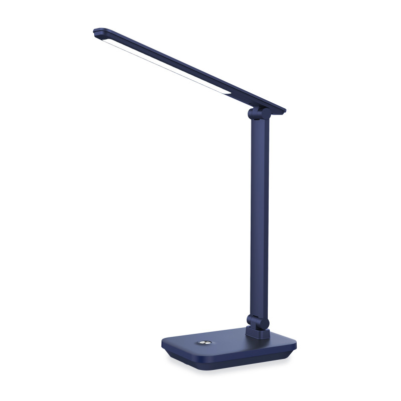 Platinet PDL6731NB stolná LED lampa 5W stmievateľná, batéria 6000mAh, USB port, námornícka modrá