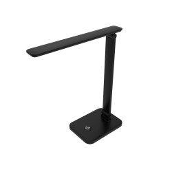 Platinet PDL6731B stolná LED lampa 5W stmievateľná, integrovaná batéria 6000mAh, USB port, čierna