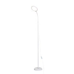 Platinet PFL1084W podlahová LED lampa 10W stmievateľná 2v1, biela