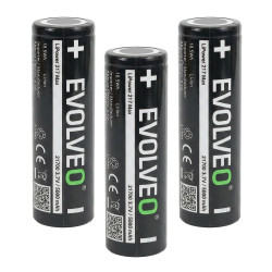 EVOLVEO LiPower 217 Max 5000 - Li-ion batéria 21700 (3.7 V / 5000 mAh) 3 ks
