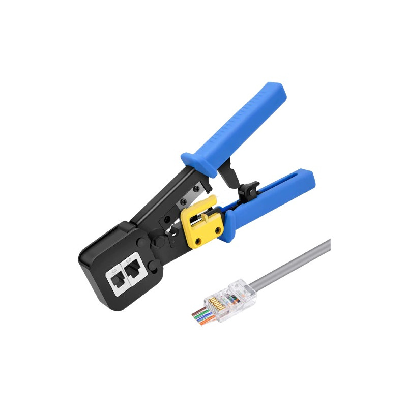 W-star Krimpovacie kliešte RJ45 EZ WSEZ376Z Cat5, RJ45, RJ45EZ, RJ12