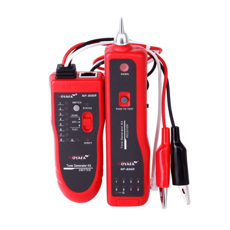 W-Star Tester sieťových káblov WSNF806R, RJ45, RJ11, vyhľadávacia sonda