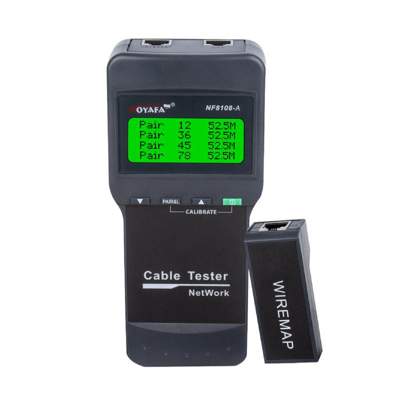 W-Star Tester káblov UTP WSNF8108A multifunkčné podsvietenie displeja