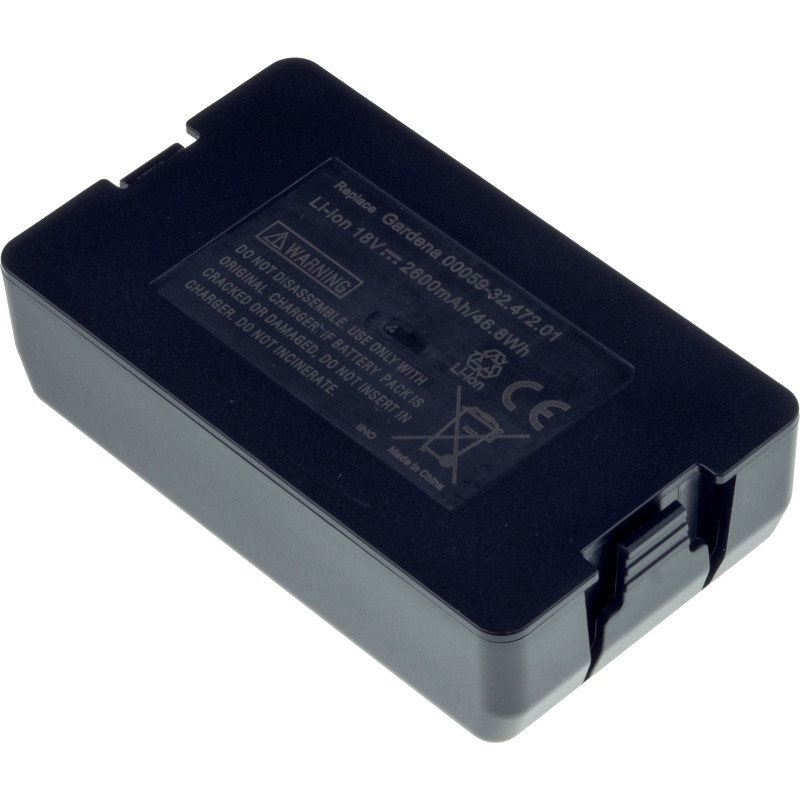 Batéria T6 Power pre Gardena Sileno minimo 250, City 250, 400, 500, 18V, 2600mAh, 46,8Wh, Li-ion