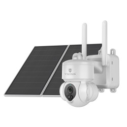 Solárna HD kamera Viking HDs03 4G/20000mAh/farebné nočné videnie/IP66/aplikácia/notifikácia/biela