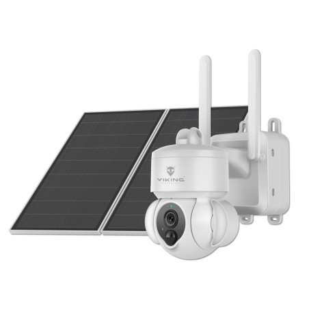 Solárna HD kamera Viking HDs03 4G/20000mAh/farebné nočné videnie/IP66/aplikácia/notifikácia/biela
