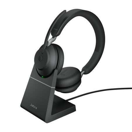 Jabra Evolve2 65/Stereo/USB/BT/Bezdrať/MS/Stand/Čierna