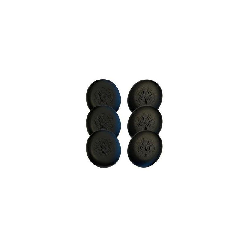 Jabra Ear Cushions for Evolve2 40/65, 6pcs,Black