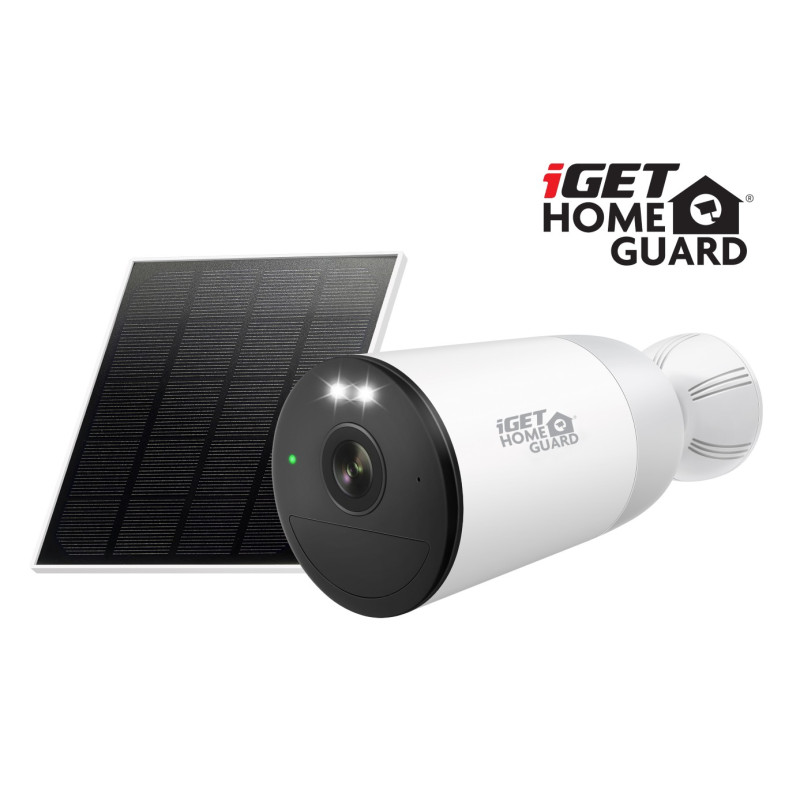 iGET HGWBK355S - WiFi 2K IP kamera, pre set iGET HGWNK108402S, solárny panel, batéria 9000 mAh