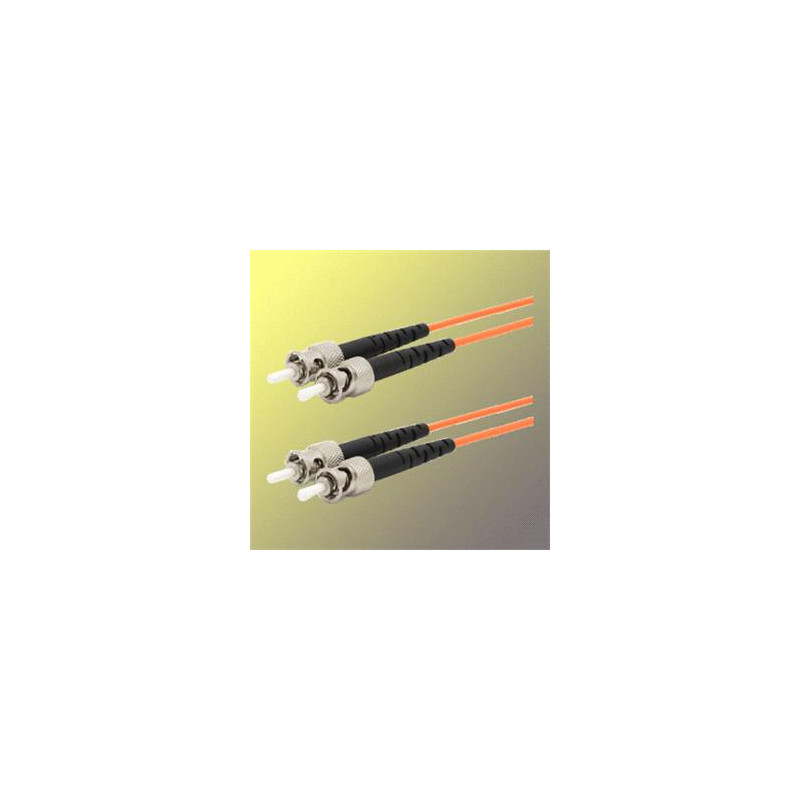 Optický patch kábel duplex ST-ST, 50/125 um MM, 10m, OM2